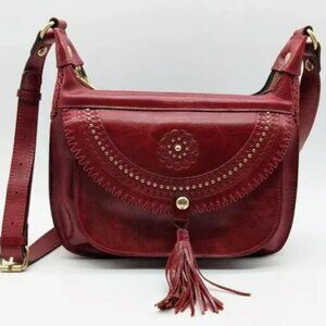 NWT Patricia Nash Camila Hobo Bag - Berry Red